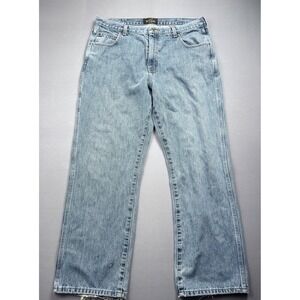 RedHead Light‎ Wash Distressed Boot Cut Jeans Classic Denim Men's 36x30